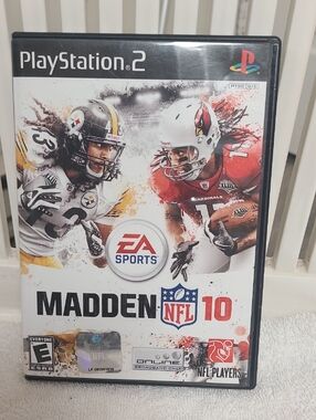 Madden NFL 10 (PlayStation 2) — — White & Red Cover